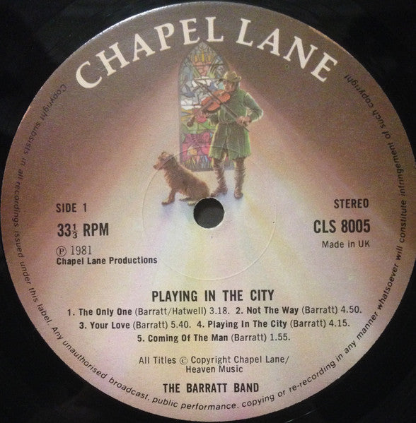 Barratt Band : Playing In The City (LP, Album)