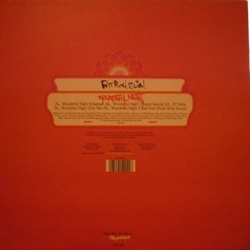 Fatboy Slim : Wonderful Night (12")