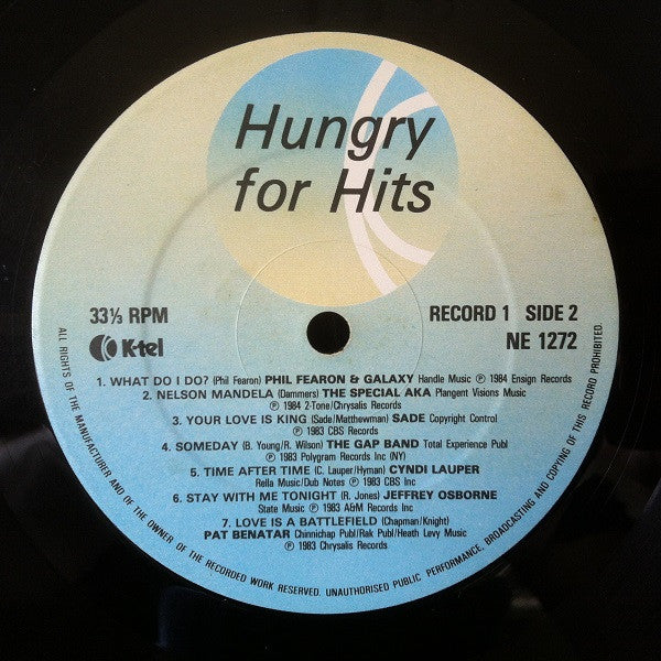 Various : Hungry For Hits (2xLP, Comp)