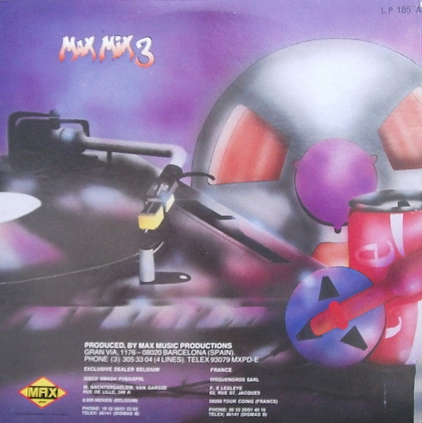 Various : Max Mix 3 (LP, Mixed, 1st)