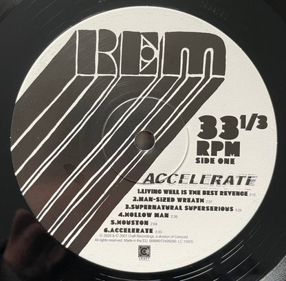 R.E.M. : Accelerate (LP, Album, RE, 180)