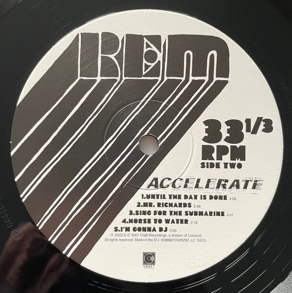 R.E.M. : Accelerate (LP, Album, RE, 180)