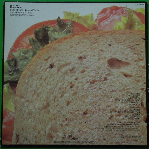 Jack Bruce / Bill Lordan / Robin Trower : B.L.T. (LP, Album)