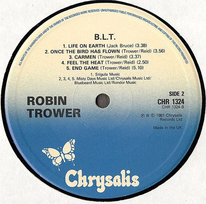 Jack Bruce / Bill Lordan / Robin Trower : B.L.T. (LP, Album)