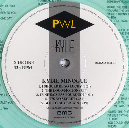 Kylie Minogue : Kylie (LP, Album, Ltd, RE, RM, Aqu)
