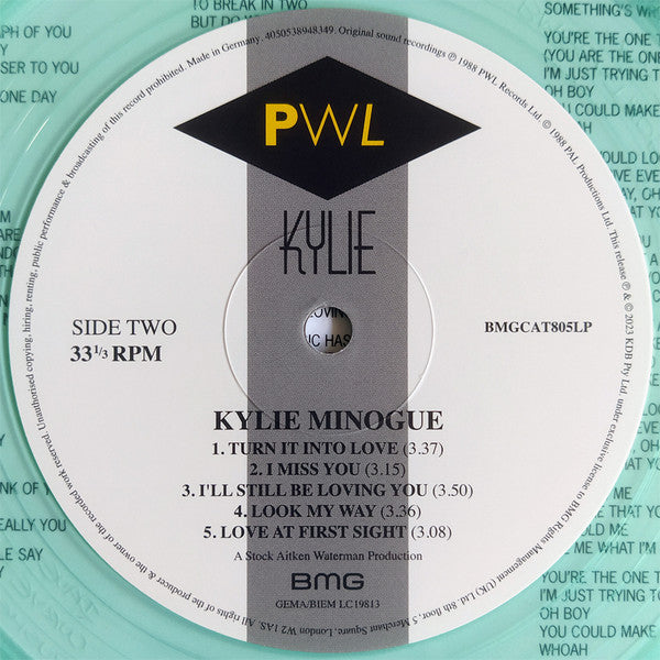 Kylie Minogue : Kylie (LP, Album, Ltd, RE, RM, Aqu)