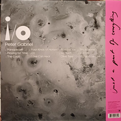 Peter Gabriel : I/O (Bright-Side Mixes) (2xLP, Album, Gat)