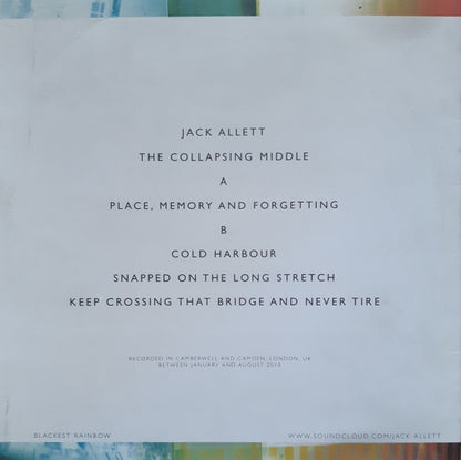 Jack Allett : The Collapsing Middle (LP, Album, Ltd + CD, Album, Ltd)
