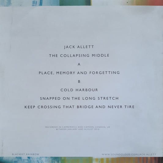 Jack Allett : The Collapsing Middle (LP, Album, Ltd + CD, Album, Ltd)