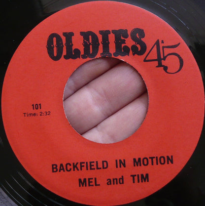 Mel & Tim / Brian Hyland : Backfield In Motion / The Joker Went Wild (7", RE)