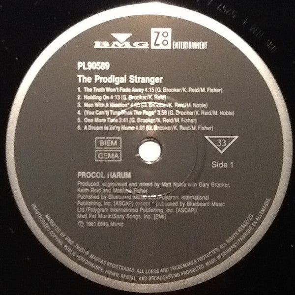 Procol Harum : The Prodigal Stranger (LP, Album)