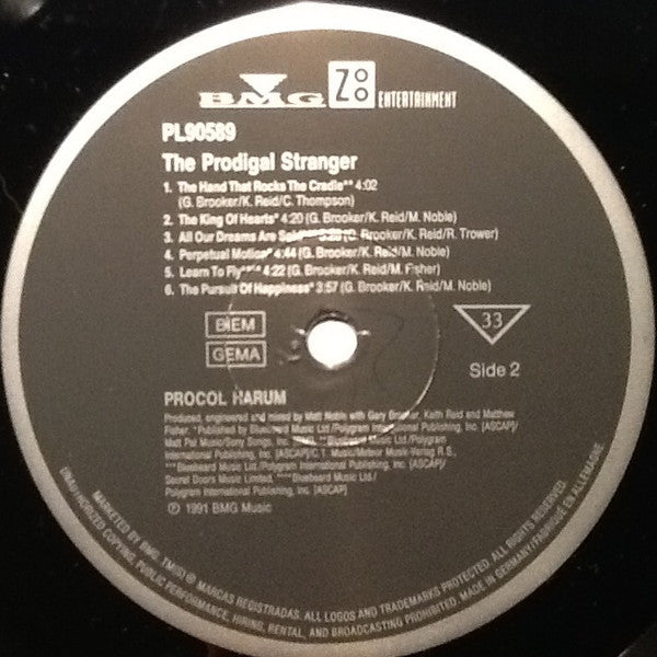 Procol Harum : The Prodigal Stranger (LP, Album)