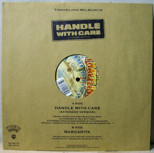 Traveling Wilburys : Handle With Care (10")