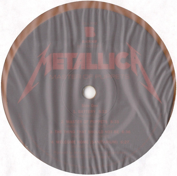 Metallica : Master Of Puppets (LP, Album, Ltd, RE, RM, Red)