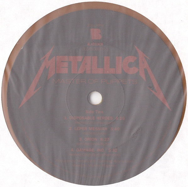 Metallica : Master Of Puppets (LP, Album, Ltd, RE, RM, Red)