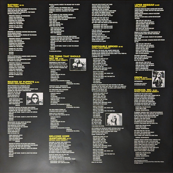 Metallica : Master Of Puppets (LP, Album, Ltd, RE, RM, Red)