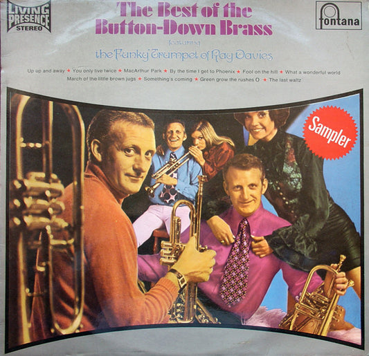The Button-Down Brass* Featuring The 'Funky' Trumpet Of Ray Davies (3) : The Best Of The Button Down Brass (LP, Comp, Smplr)