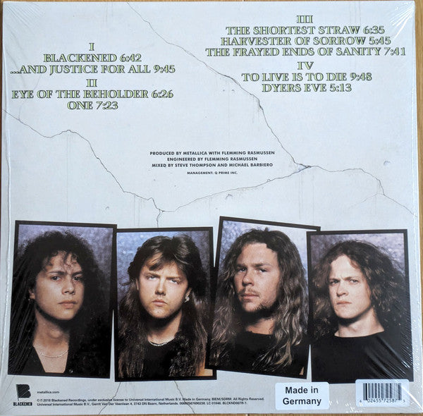 Metallica : …And Justice For All (2xLP, Album, Ltd, RE, Dye)