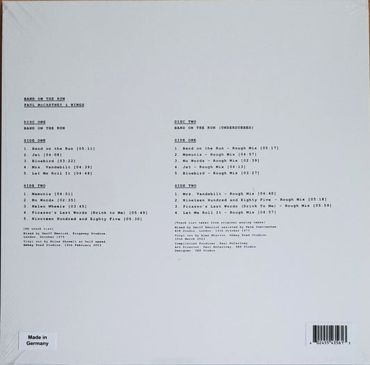 Paul McCartney & Wings* : Band On The Run (LP, Album, RE, RM + LP + Ltd, 180)