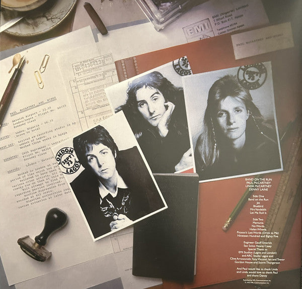 Paul McCartney & Wings* : Band On The Run (LP, Album, RE, RM + LP + Ltd, 180)