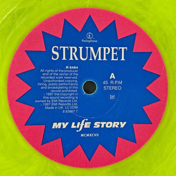 My Life Story : Strumpet (7", Single, Ltd, Yel)