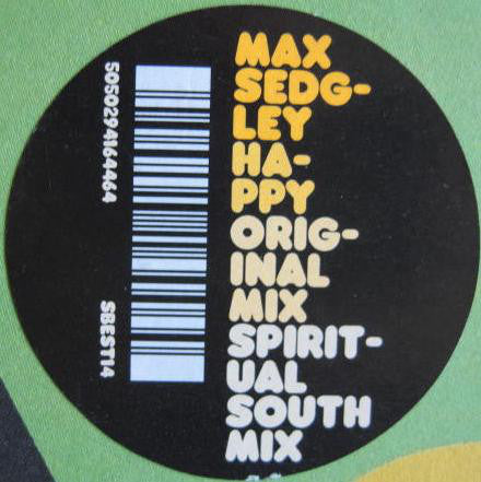 Max Sedgley : Happy (12", Single)