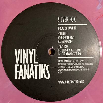 Silver Fox : Dread By Dawn EP (12", EP, Ltd, RE, RM, RP, Pin)