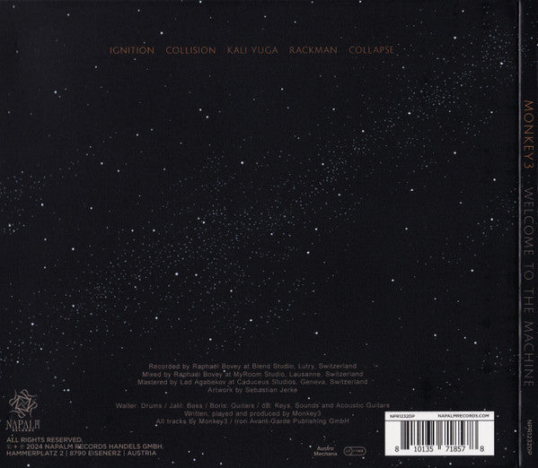 Monkey 3 : Welcome To The Machine (CD, Album)