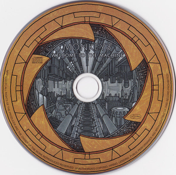 Monkey 3 : Welcome To The Machine (CD, Album)