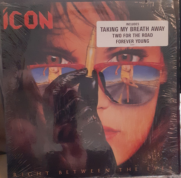 Icon (20) : Right Between The Eyes (LP, Album)