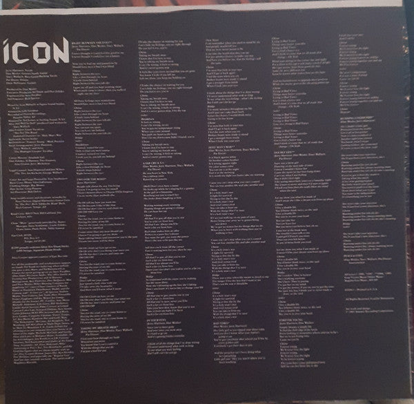 Icon (20) : Right Between The Eyes (LP, Album)