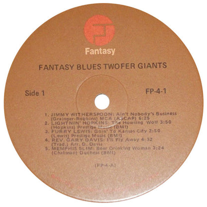 Various : Fantasy Blues Twofer Giants (2xLP, Comp)