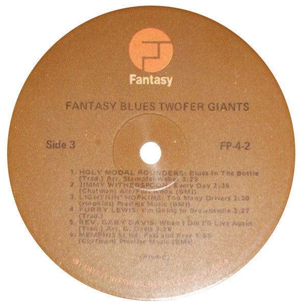 Various : Fantasy Blues Twofer Giants (2xLP, Comp)