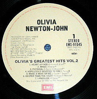 Olivia Newton-John : Olivia's Greatest Hits Vol. 2 (LP, Comp, Gat)