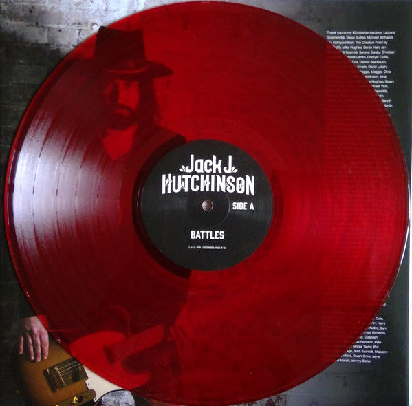 Jack J Hutchinson : Battles (LP, Album, S/Edition, Red)