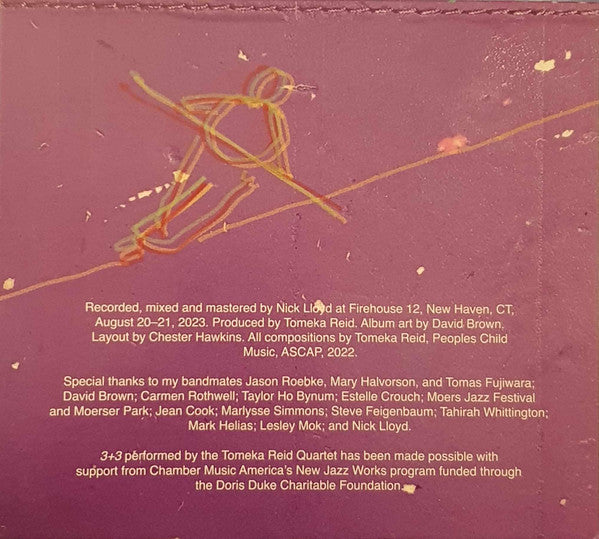 Tomeka Reid Quartet : 3+3 (CD, Album)