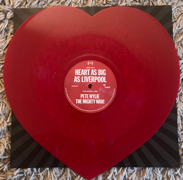 Pete Wylie & The Mighty Wah!* : Heart As Big As Liverpool  (7", Shape, RSD, Single, Ltd, Red)