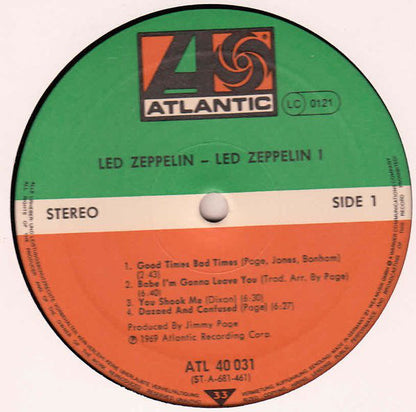 Led Zeppelin : Led Zeppelin (LP, Album, RE)