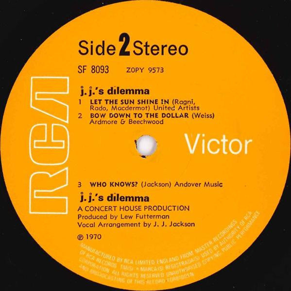 J.J. Jackson's Dilemma : J.J. Jackson's Dilemma (LP, Album)