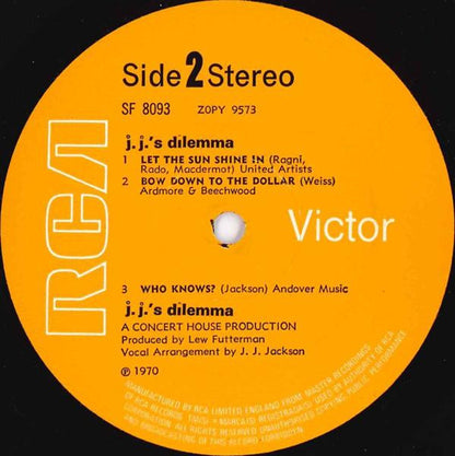 J.J. Jackson's Dilemma : J.J. Jackson's Dilemma (LP, Album)