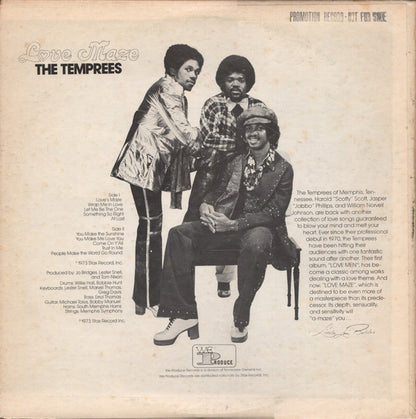 The Temprees : Love Maze (LP, Album, Promo)
