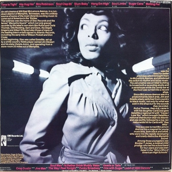 Booker T & The MG's Featuring The M.G.'s, Steve Cropper and The Mar-Keys : Time Is Tight - The Best Of Booker T (LP, Comp)