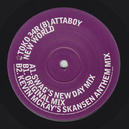 Attaboy : New World (Swag/Original/Kevin McKay Mixes) (12")