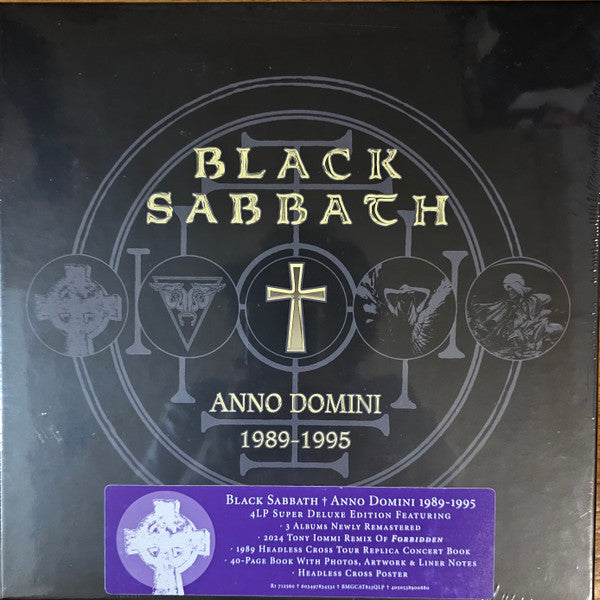 Black Sabbath : Anno Domini 1989-1995 (LP, Album, RE, RM + LP, Album, RE, RM + LP, Album,)