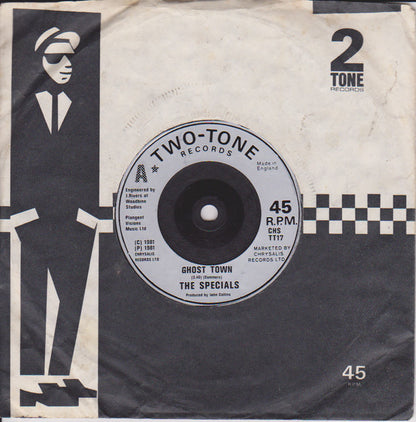 The Specials : Ghost Town (7", Single, Sil)