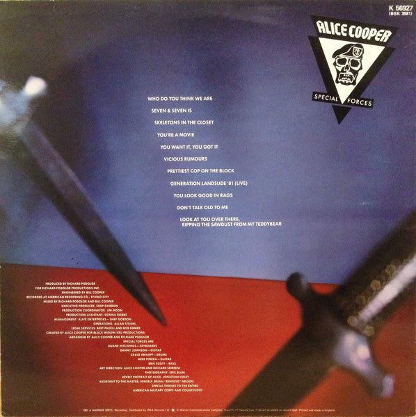 Alice Cooper (2) : Special Forces (LP, Album, Wes)
