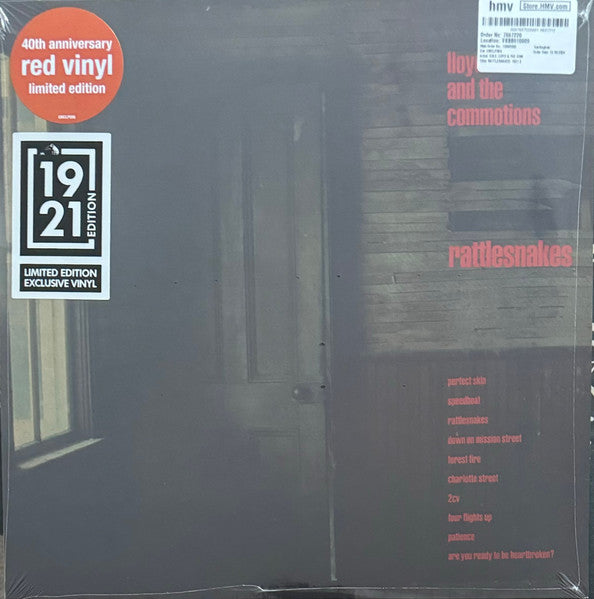 Lloyd Cole & The Commotions : Rattlesnakes (LP, Album, Ltd, RE, Red)
