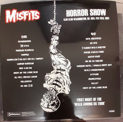 Misfits : Horror Show (9:30 Club Washington, DC, USA, Feb 28th 1988 (LP, Ltd, Num, Unofficial, Cle)