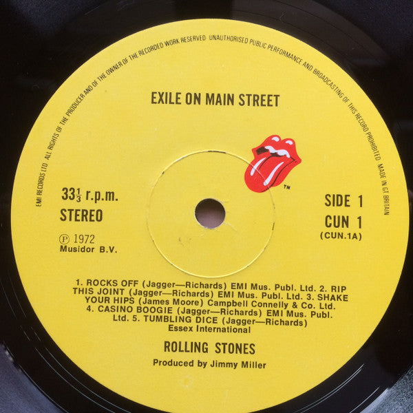 The Rolling Stones : Exile On Main St. (2xLP, Album, RE)