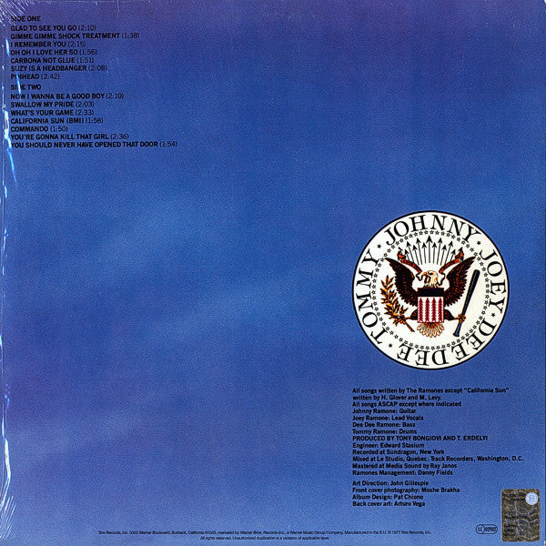 Ramones : Leave Home (LP, Album, RE, 180)